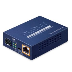 "NOVI 100/1000BASE-X SFP to 10/100/1000BASE-T media konvertor sa 802.3bt PoE++ podrškom, omogućava povezivanje optičkih i bakarnih mreža uz napajanje uređaja putem Ethernet kabla."